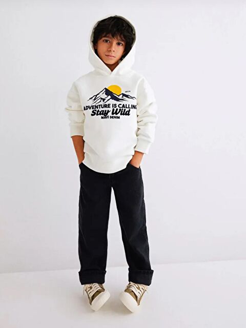 A.S.L GOLF CLUB Erkek Çocuk Siyah Renk Baggy Carpenter Jeans - S000432702-19351