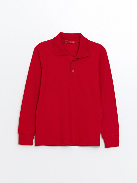 ajn Okul  Tişört Polo Yaka  Uzun Kollu - S000319929-20045