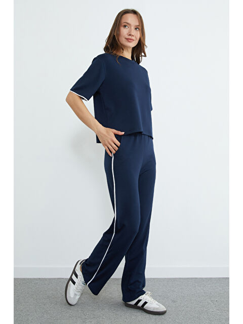 Fullamoda Biyeli Bisiklet Yaka Modal 2 Li Takım - S000529230-21164