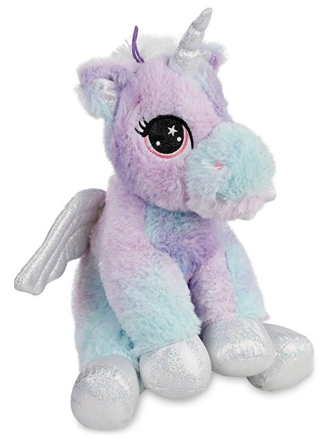 Halley Oyuncak Parlak Kumaş Kanatlı At Pelüş Oyuncaklar 35 Cm - Lila Standart - S000525929-17878