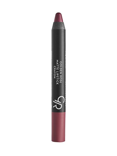 GOLDEN ROSE Matte Lipstick Crayon No:08 Mulberry - Mat Kalem Ruj