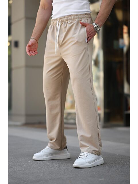 Madmext Bej Rahat Kesim Erkek Eşofman Altı E6575 - S000428107-19928