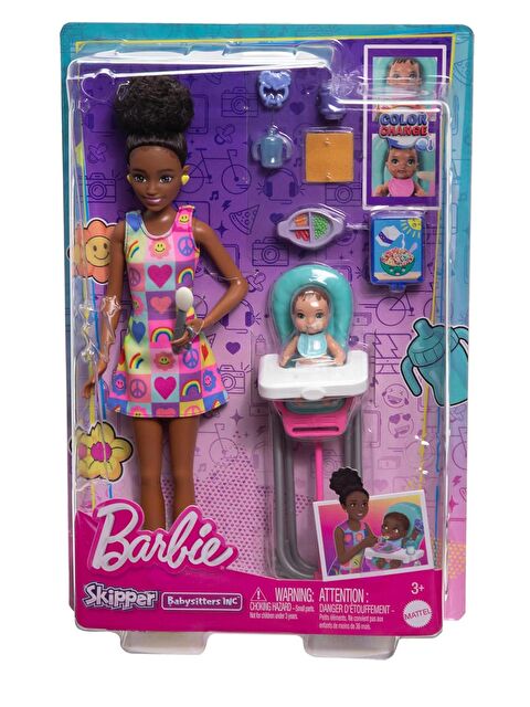BARBIE Bebek Bakıcısı Bebeği Ve Aksesuarları Oyun Setleri - Pembe Standart - S000525978-20024
