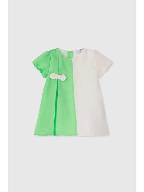 Panço Kız Bebek Yeşil Elbise