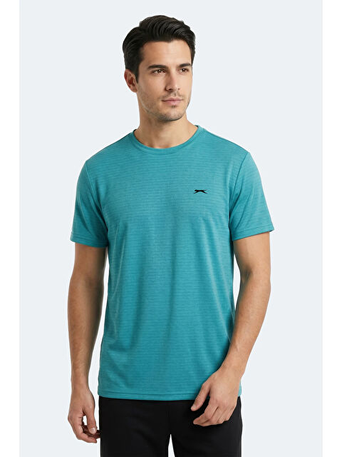 SLAZENGER KOFONA Erkek Turkuaz Tişört