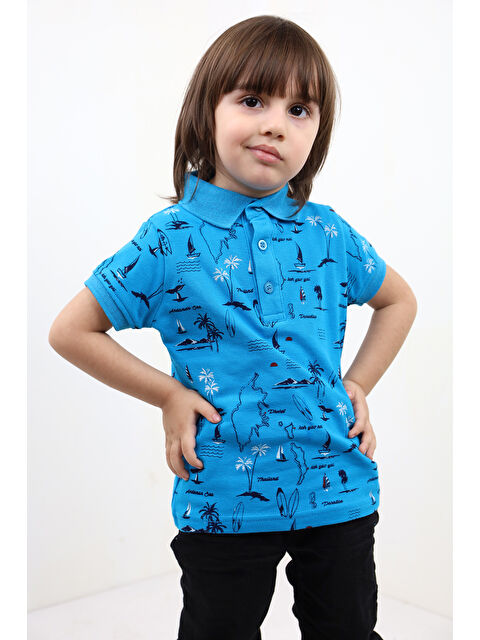 Toontoykids Erkek Çocuk Komple Desenli Tişört - S000417843-23710