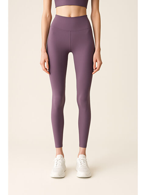 Hnx Kadın Yüksek Bel Toparlayıcı Tam Boy Spor Tayt - S000397870-37492