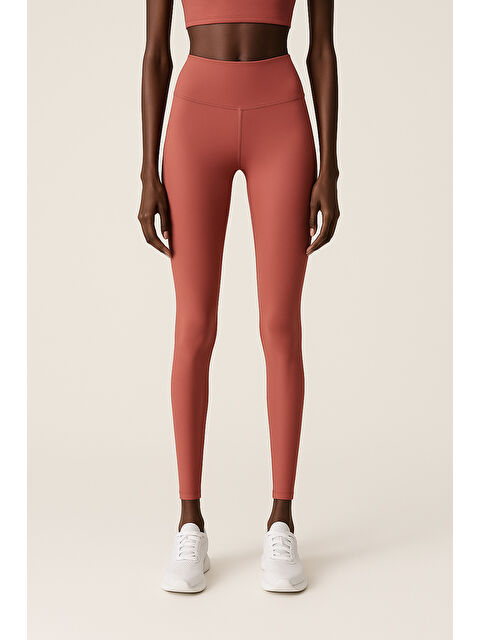 Hnx Kadın Yüksek Bel Toparlayıcı Tam Boy Spor Tayt - S000397870-18657