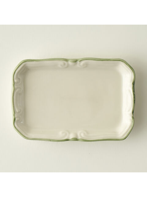 Bella Maison Julia Stoneware Mini Sunum Tabağı Yeşil (14x9,5 cm) - S000368562-18194