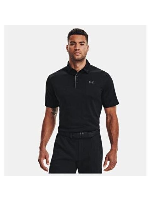 Under Armour Tech Erkek Siyah Polo Yaka Tişört - S000529879-19351