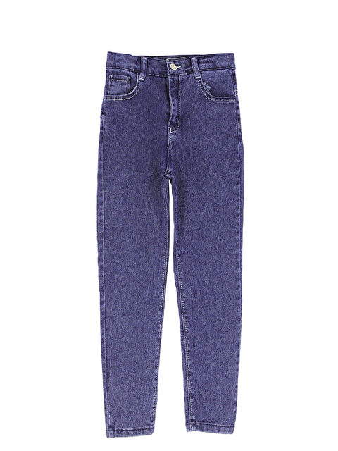 Modanino Kız Çocuk Ekstra Likralı-Esnek Belli Jean Pantolon 6-14 Yaş 12486 - S000492898-17234
