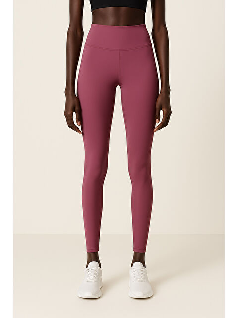 Hnx Kadın Yüksek Bel Toparlayıcı Tam Boy Spor Tayt - S000397870-20036