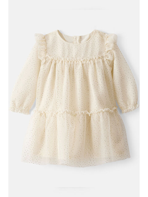 Carter's Kız Bebek Ekru Elbise - S000486189-19965