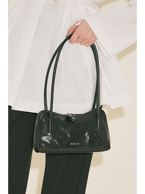 Manuka Kera Mini Çanta Siyah