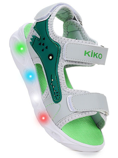 Kiko Kids Arnı Günlük Işıklı Cırtlı Erkek Çocuk Sandalet Ayakkabı - S000393310-20600