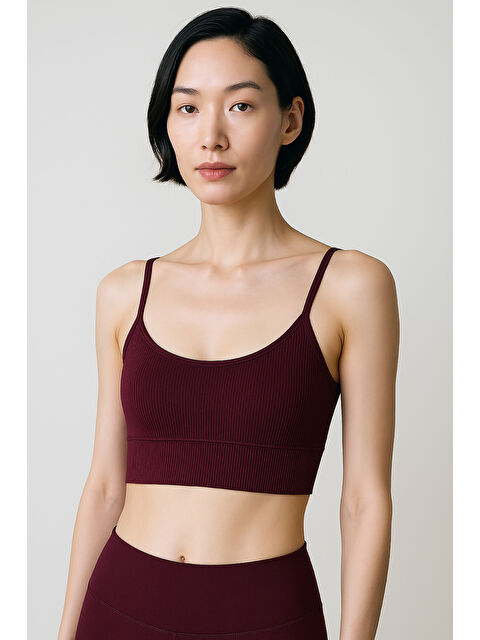 Hnx İnce Askılı Toparlayıcı Ripli Spor Büstiyer - S000397904-19951