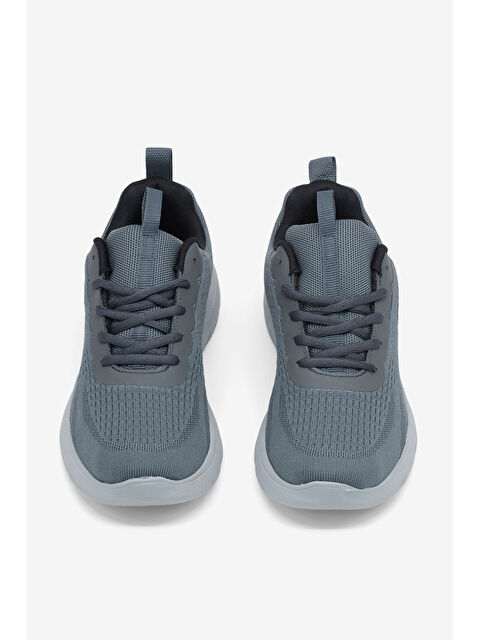 TONNY BLACK Erkek Füme Rahat Kalıp Nefes Alabilen Bağcıklı Spor Ayakkabı