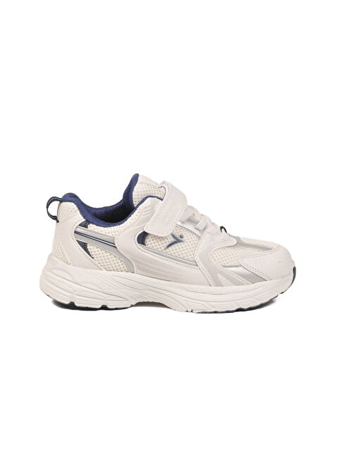 Ayakmod Beyaz Fileli Hafif Esnek Unisex Çocuk Spor Ayakkabı Terra F