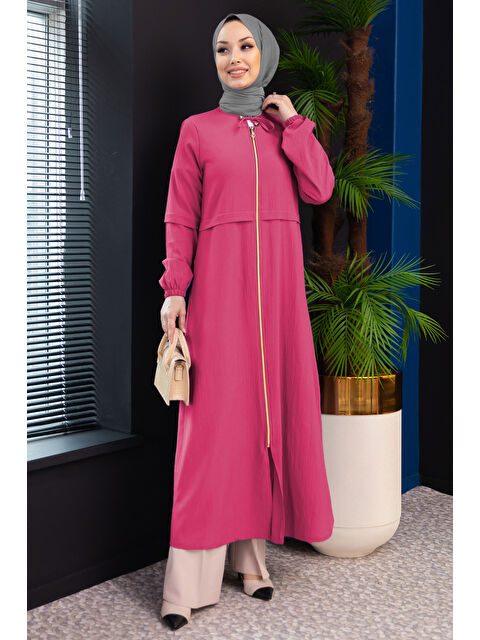 Tofisa Fermuarlı Kap Fusya - 27072