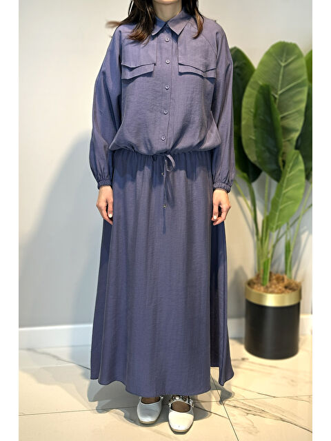 Remsa Gömlek Çan Etek Takım 4458 İndigo