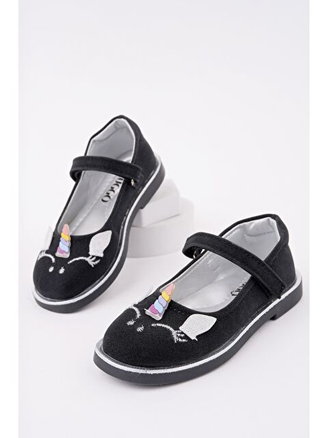 Muggo PATY Cırtlı ve Simli Günlük Kız Çocuk Babet - S000363940-19351