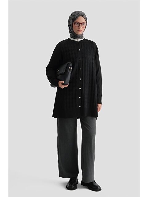 ARMİNE Triko Ceket 25Kd5093 Siyah - S000508303-19351