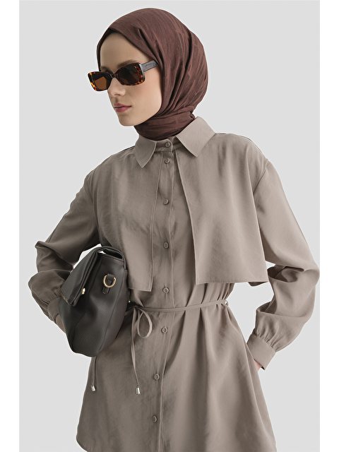 ARMİNE Aller Detaylı Tunik Vizon - S000512128-26429