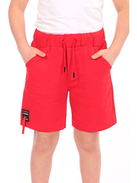 Toontoykids Erkek Çocuk Paça Kısmı Armalı Şort - S000417465-20045