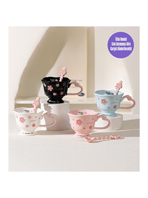 Bam Hediyelik Eşya Sakura Bahçesi Temalı Seramik Kupa