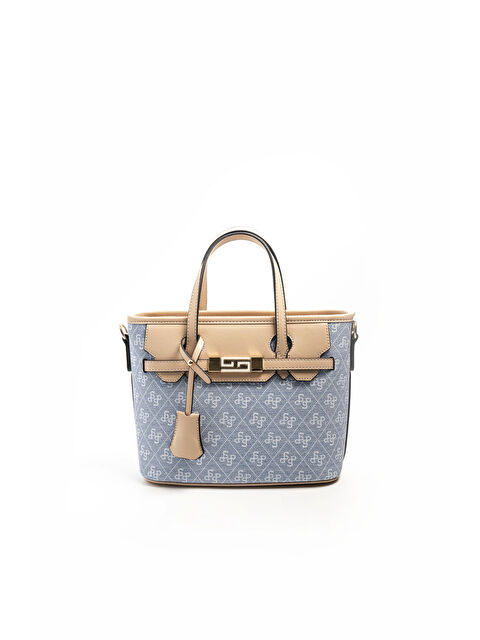 Silver Polo Kadın Omuz Çantası 1185-46591 SILVER POLO BAYAN ÇANTASI M178 MAVİ-MAT TEN - S000506325-17234