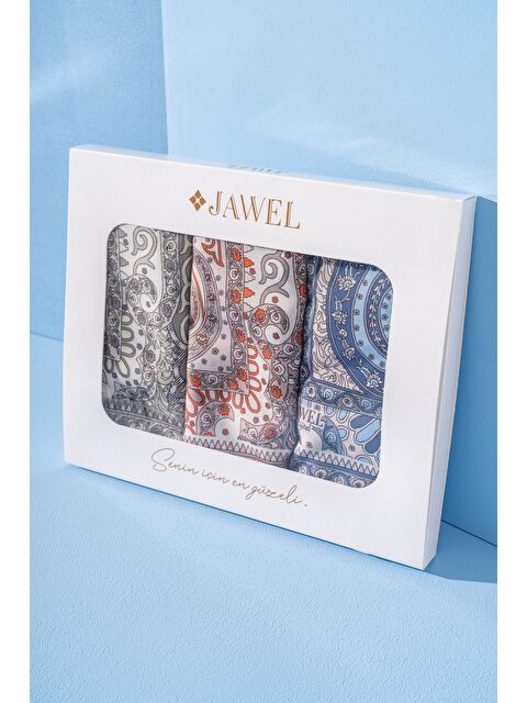 Jawel Kadın Tlos Soft Şal Paketi (Lime-Turuncu-Bebe Mavi) - S000384837-23173