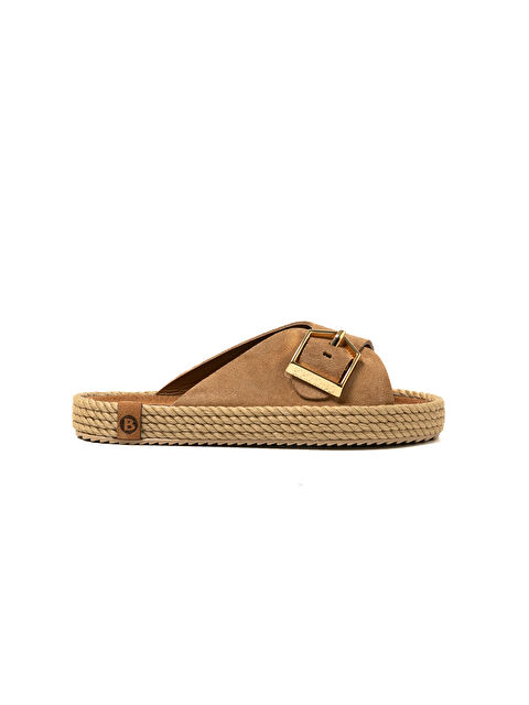 Bohonomad CAS12-00037 Casablanca Kadın Terlik Latte