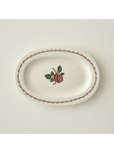 Bella Maison Rose Porselen Sunum Tabağı (25 cm) - S000439780-23173