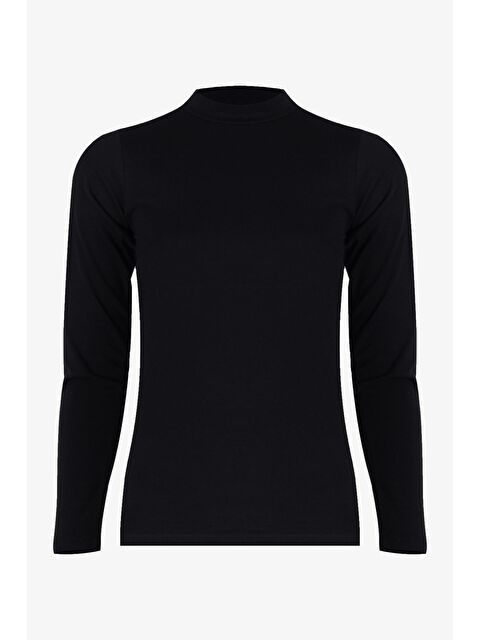 Koza İç Giyim Kadın Uzun Kollu Elastanlı Pamuklu Yarım Balıkçı Body - S000317557-19351