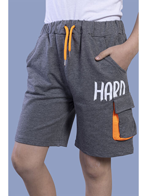 Toontoykids Erkek Çocuk Beli Ayarlanabilir Cep Detaylı Baskılı Şort - S000417467-29666