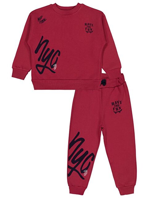 Civil Boys Nyc Baskılı 6-9 Yaş Eşofman Takımı - S000458488-19951