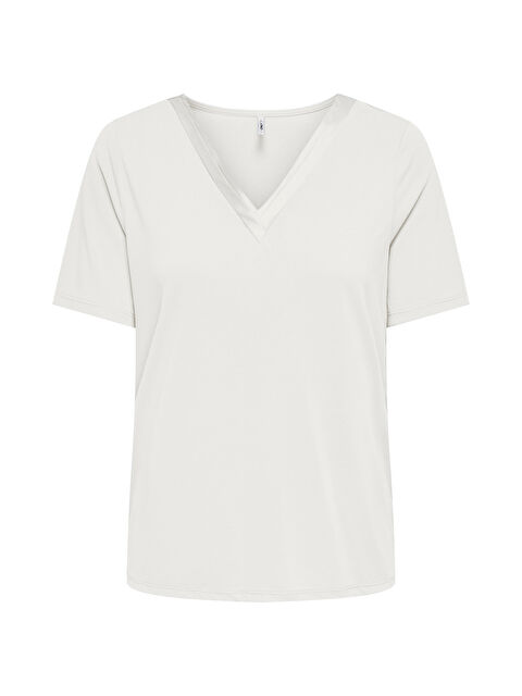 Only Onlfree Regular Fit Modal V Yaka Kadın T Shirt 15368626