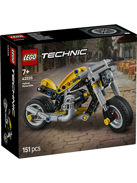 Lego Technic Sarı Motosiklet 42225