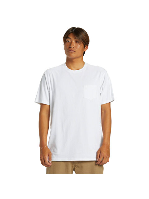 Quiksilver Salt Water Pkt Swp Erkek Beyaz Tişört - S000489063-20063