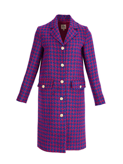 AKER Fuşya Kazayağı Desenli Kap - S000503960-18686