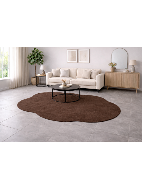 Jassrug Halı 120X180 Ripple Kahverengi KAHVERENGI - S000502545-19413