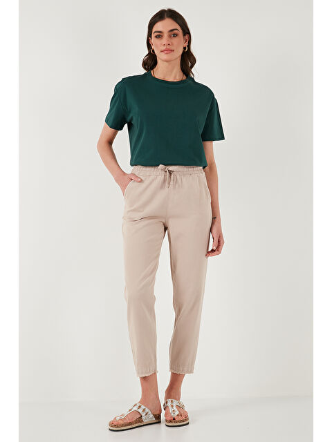 Lela Pamuklu Normal Bel Regular Fit Düz Paça Kadın Pantolon 668YP42282S4 - S000158011-29351