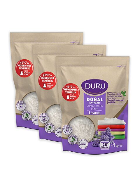 Duru Granül Matik Sabun Lavanta 3 x 1 kg - S000281475-20063