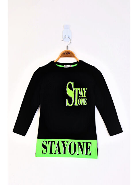 Toontoykids Kız Çocuk Stay One Baskılı Tişört - S000500869-19351