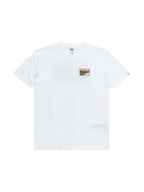 Quiksilver Land And Sea Erkek Beyaz Tişört - S000489075-20063
