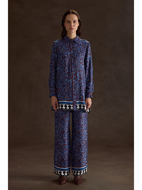 AKER Desenli Viscon Tunik - S000481846-19951