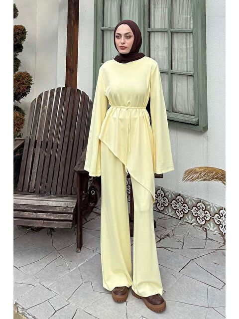 Lamelif Asimetrik Oyhso Takım Sarı - S000515418-20072