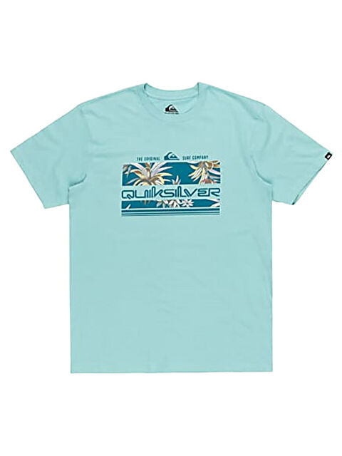 Quiksilver Tropical Rainbow Erkek Mavi Tişört - S000489081-20055