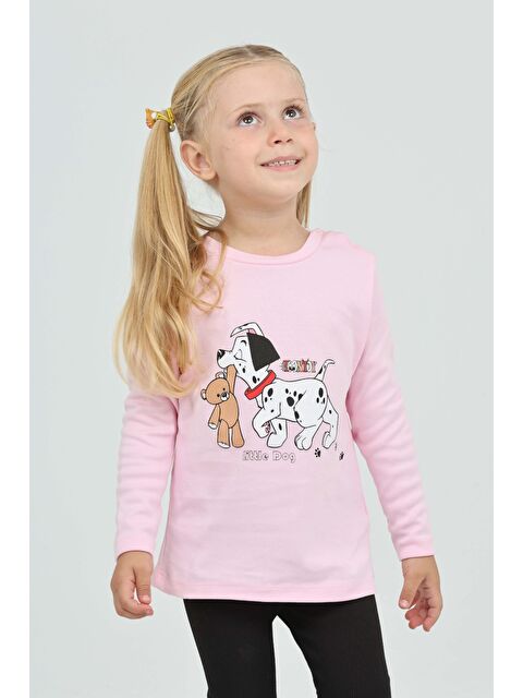 Toontoykids Kız Çocuk Köpekli Ayı Baskılı Sweatshirt - S000423733-20024
