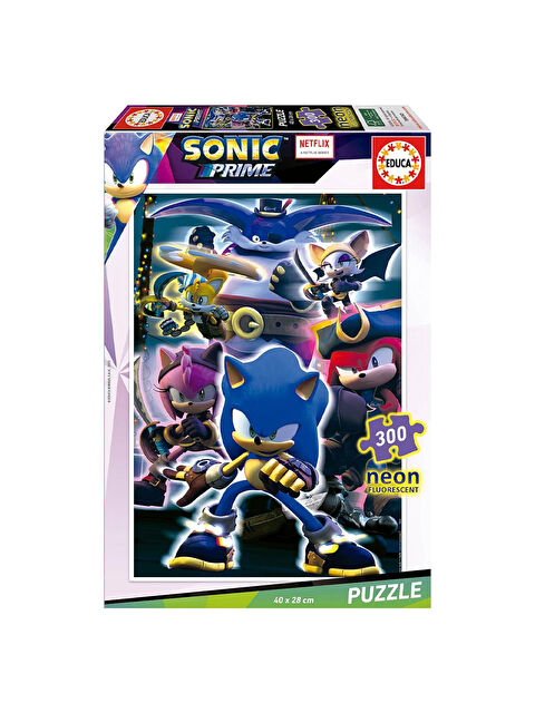 Educa Çocuk Puzzle 300 Parça Sonic Prime Neon 19630